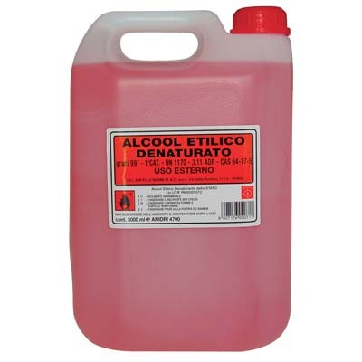 4 x ALCOOL ETILICO DENATURATO 99,9°