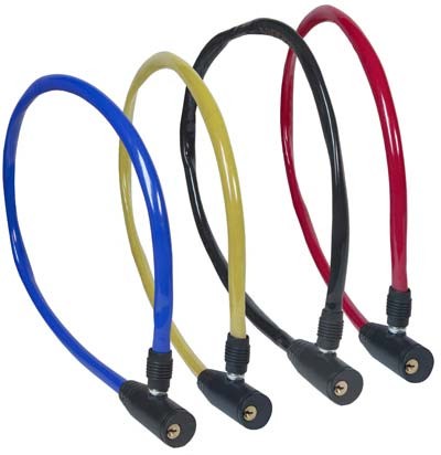 4 x ANTIFURTO FUNE BICI-MOTO 304 ILSA