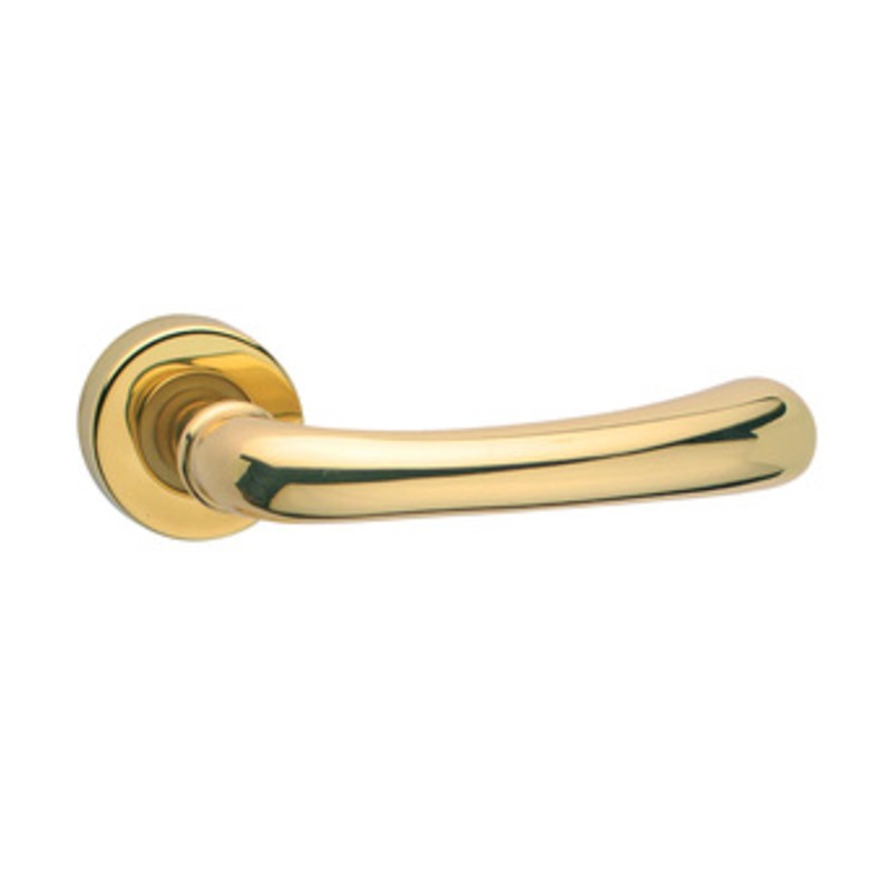4 x BL 1/2 MANIGLIA GOCCIA P/PORTA BLIND ORO L DX