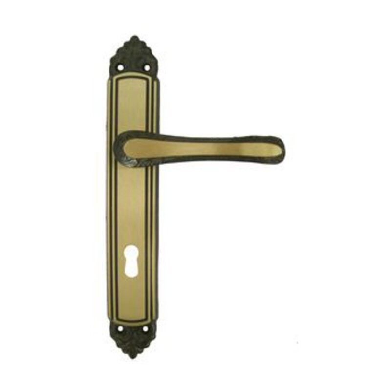 4 x BL MANIGLIA OTTONE GIGLIO Q.8/70