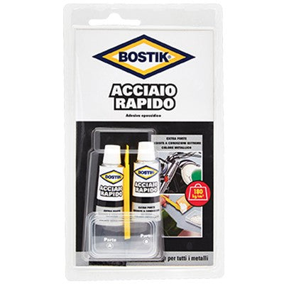 4 x BOSTIK ACCIAIO RAPIDO