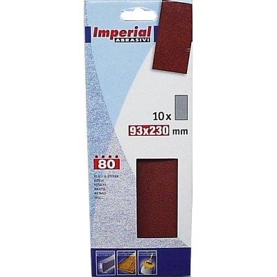 4 x CARTA ABRASIVA A FOGLI IMPERIAL