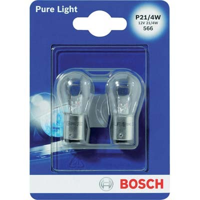4 x LAMPADA AUTO POSTERIORI PURE LIGHT P21 015 BOSCH