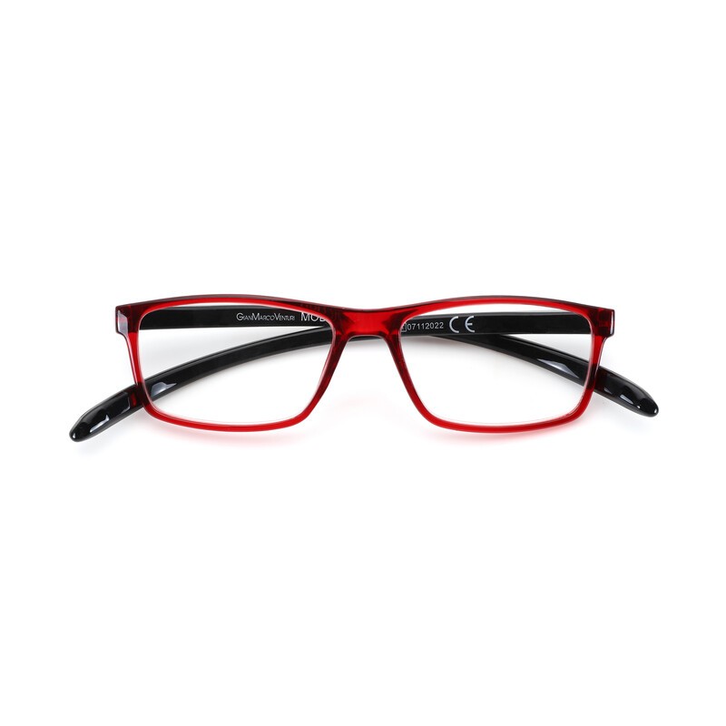 4 x OCCHIALI GMV VERONA D. 1 COLORE ROSSO
