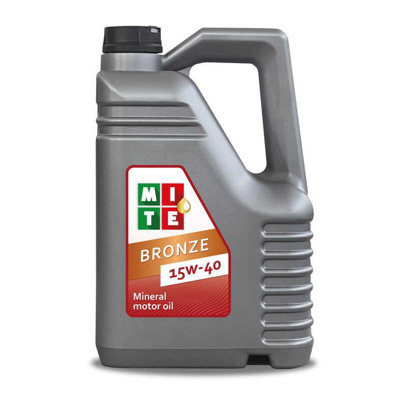 4 x OLIO LUBRIFICANTE MITE PREMIUM 15W40 5 L