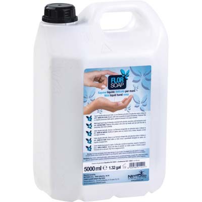4 x SAPONE LIQUIDO LAVAMANI FLOR SOAP NETTUNO
