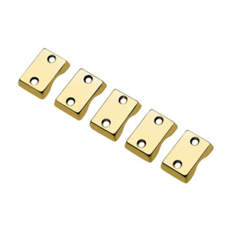 4 x SERIE 5 PASSANTI OTTONE P/CREMONESE LUCIDO