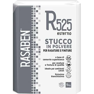 4 x STUCCO POLVERE ESTERNO R525 K2 RASABEN
