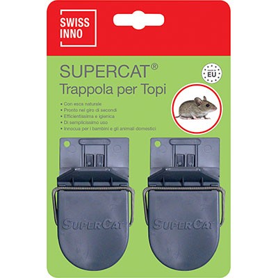40 x TRAPPOLA TOPI SUPERCAT MINI SWISSINNO