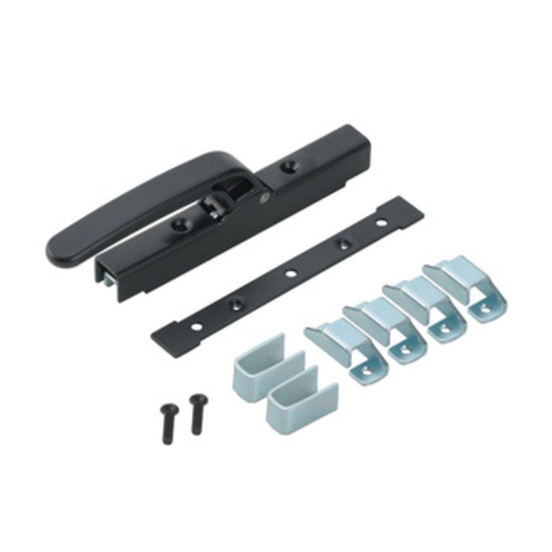 5 x CARIGLIONE ACCIAIO 686 ASTE ESTERNE 10X10 MM NERO