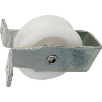 5 x CARRUCOLA NYLON STAFFA FISSA SELF