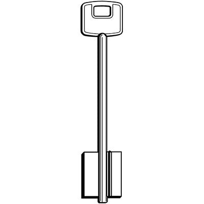 5 x CHIAVE DOPPIA MAPPA CISA 00120 ORIGINALE