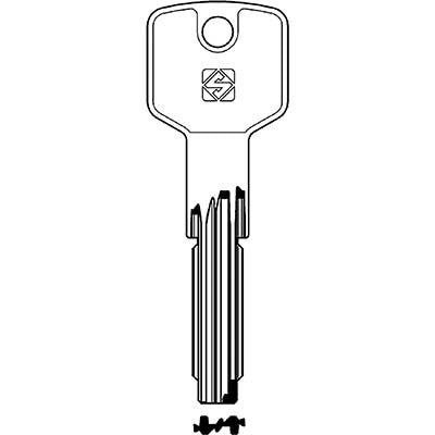 5 x CHIAVE PUNZONATA CISA CS172 SILCA