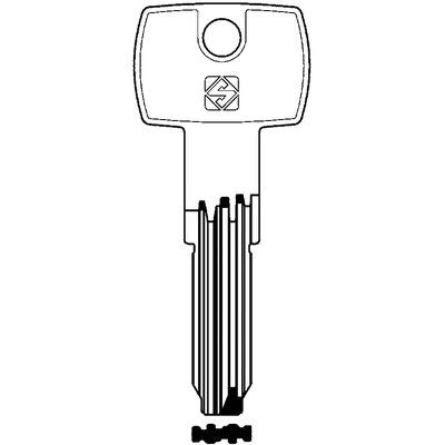 5 x CHIAVE PUNZONATA CORBIN CB97SMD SILCA