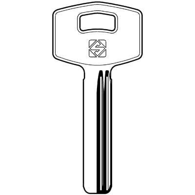 5 x CHIAVE PUNZONATA GRIFO GF1 SILCA