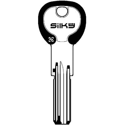 5 x CHIAVE PUNZONATA ISEO IE26DZ SILKY SILCA
