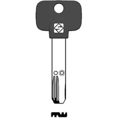 5 x CHIAVE PUNZONATA MULTILOCK MTK18RP SILCA