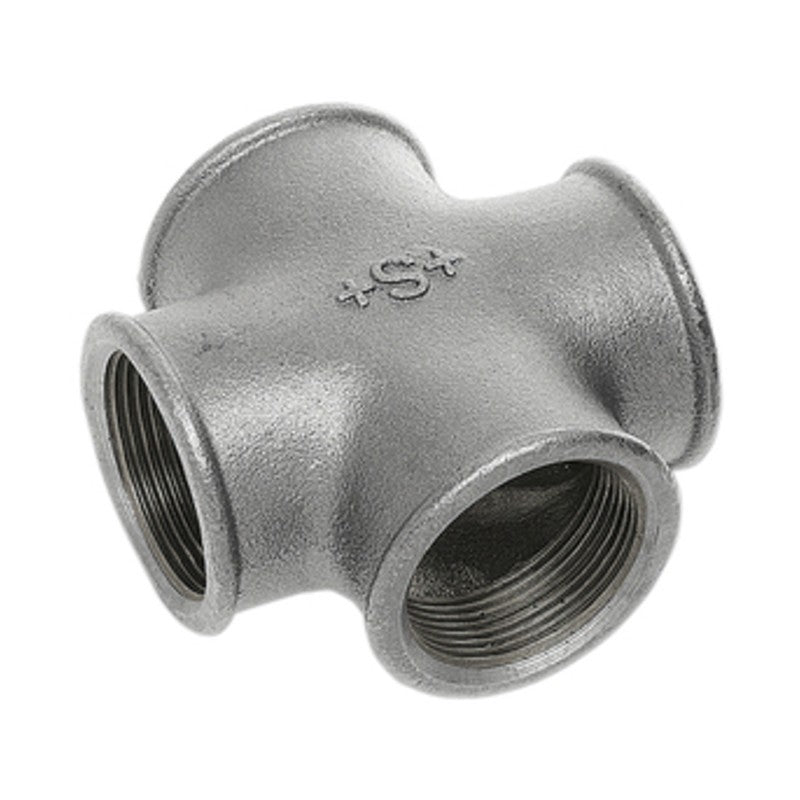 5 x CROCE UGUALE GHISA ZINCATA D 1 180
