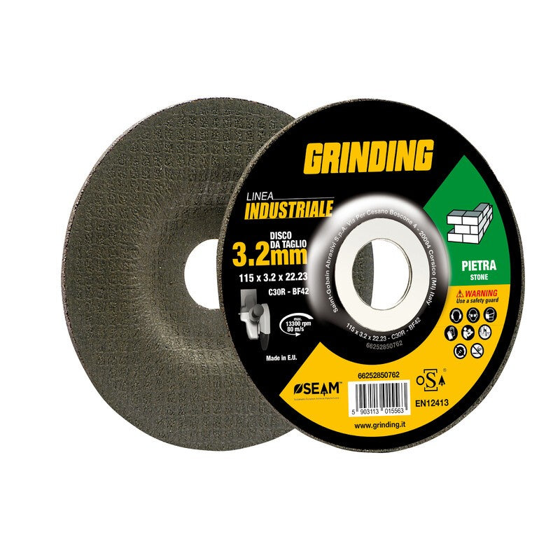 5 x GRINDING INDUSTRIALE DISCO PIETRA DEPRES 115X3,2