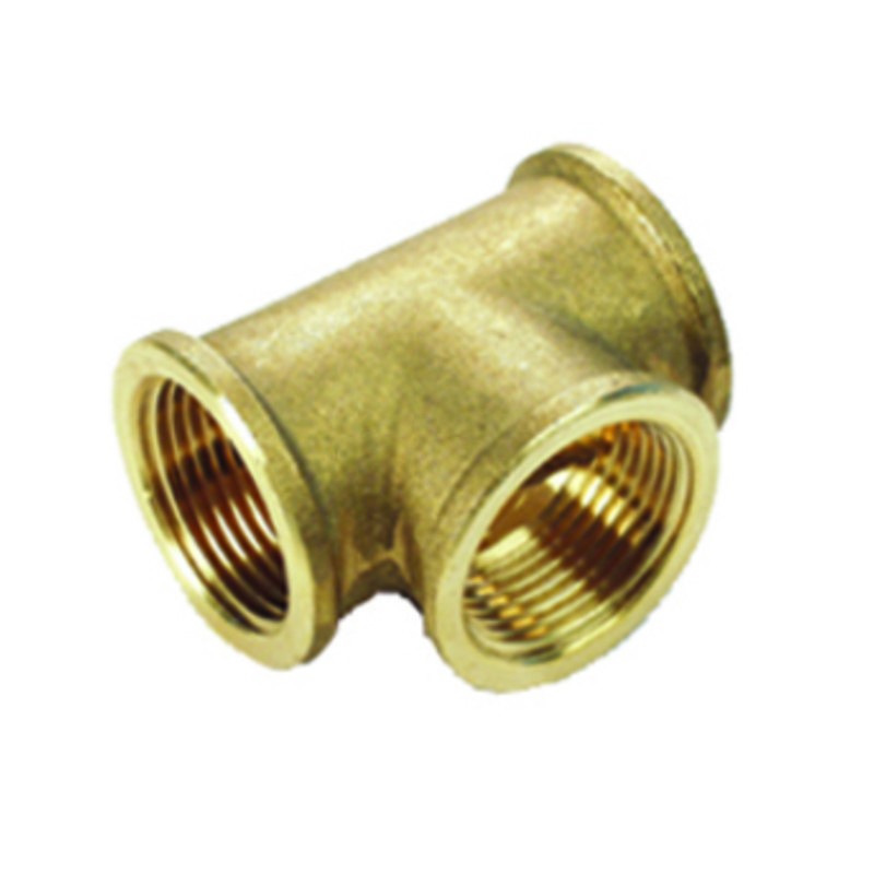 5 x IDRAULICA-TEE 130 OTTONE GIALLO D 1