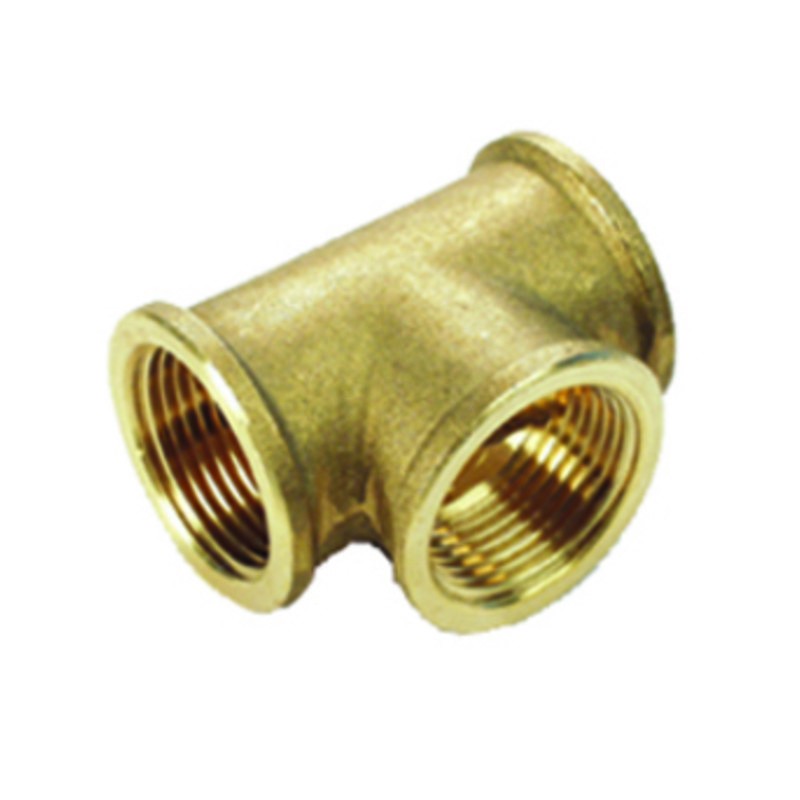 5 x IDRAULICA-TEE 130 OTTONE GIALLO D 3/4