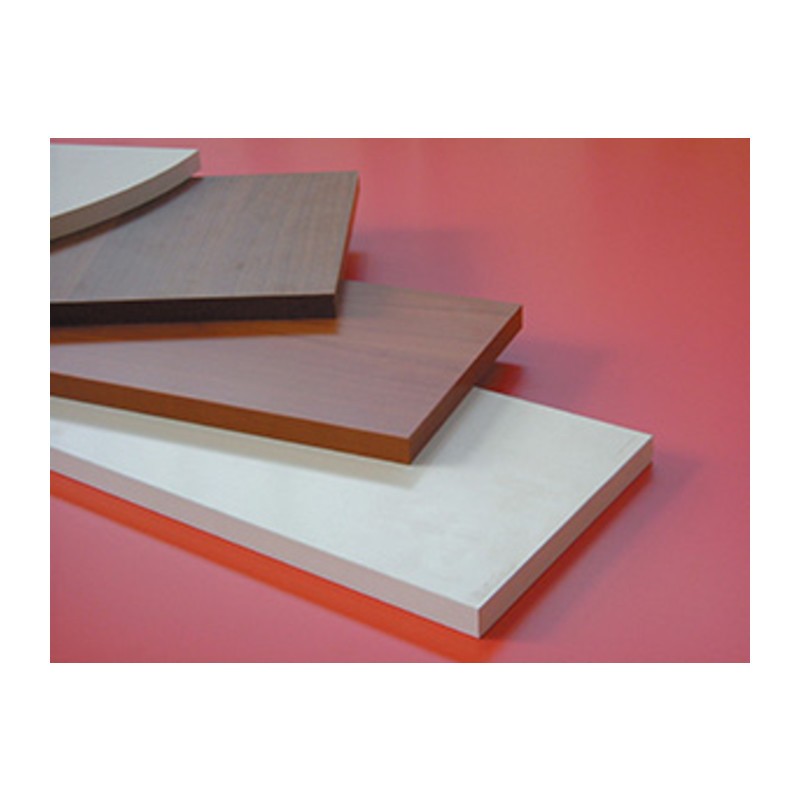 5 x MENSOLA SQUADRATA FRASSINO BIANCO 40X1,8X 60 CM