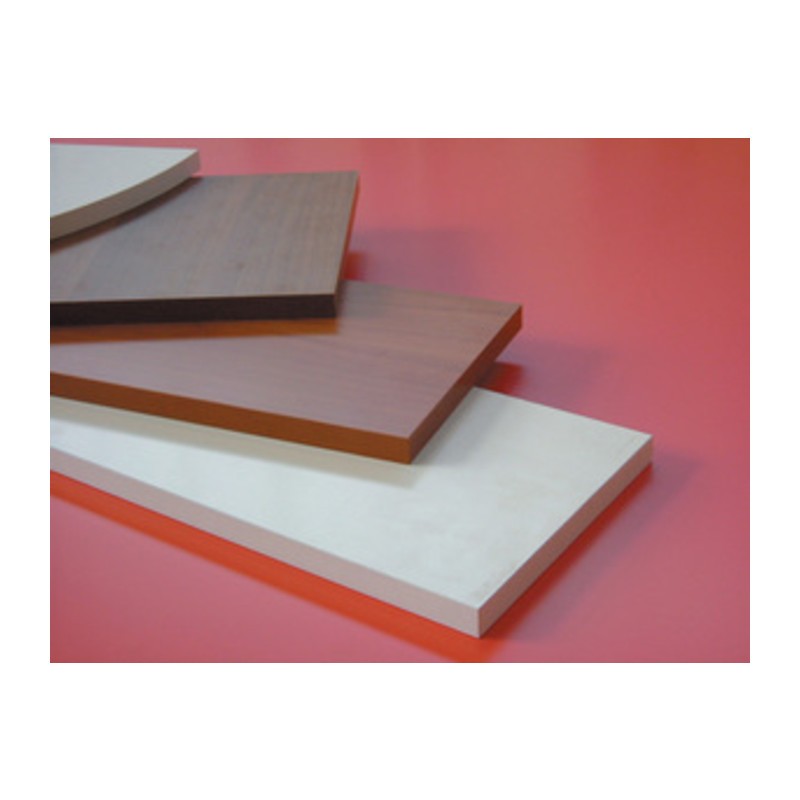 5 x MENSOLA SQUADRATA NOCE 50X1,8X100 CM