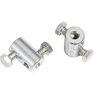 5 x MORSETTO ZINCATO DOPPIA VITE LATERALE SELF