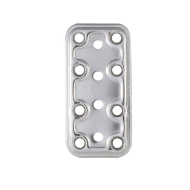 5 x PIASTRA 745IN LASTRINA DIRITTA INOX 40X80 MM