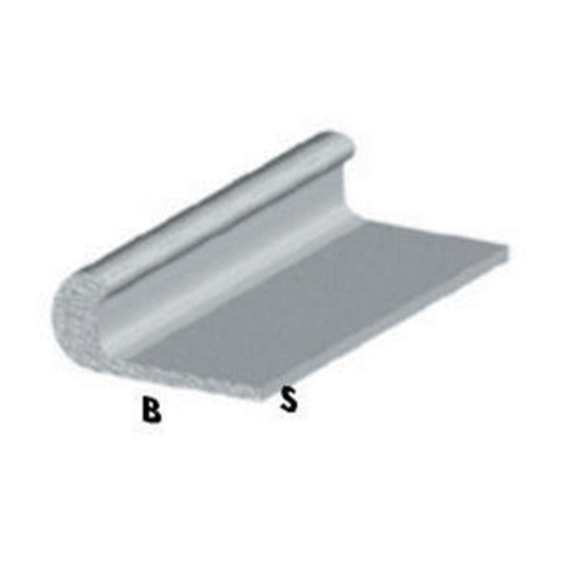 5 x PROFILO ARGENTO H.100 CM UNGHIETTA 25X1 MM**