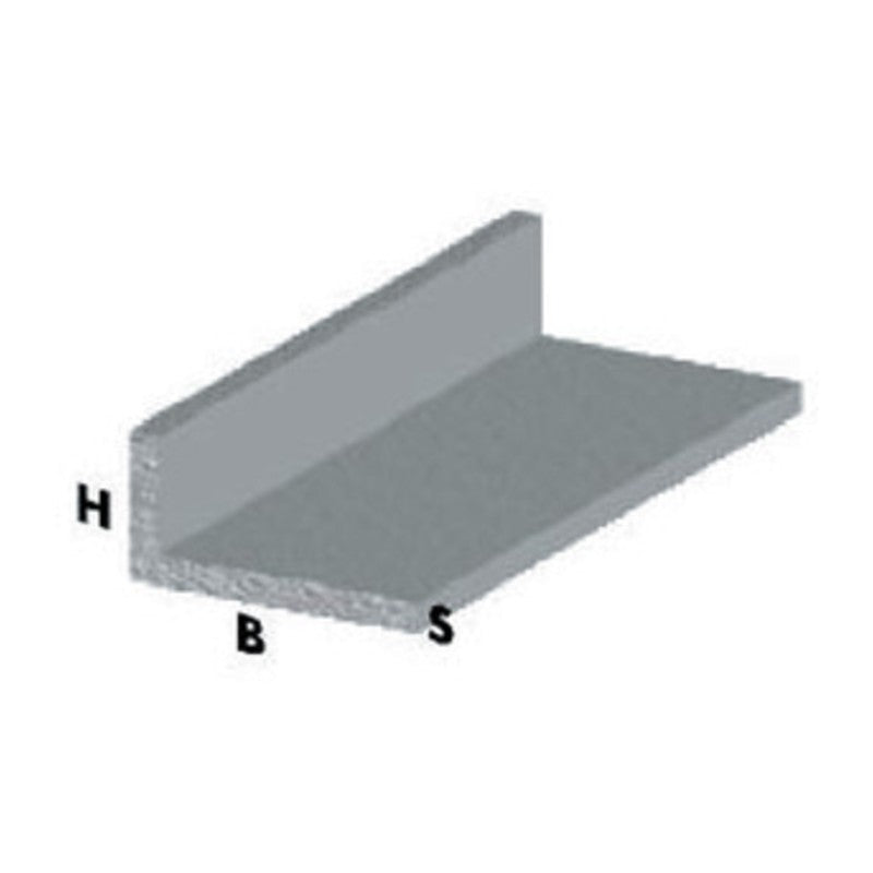 5 x PROFILO CROMO H.200 CM ELLE 15X10X1 MM