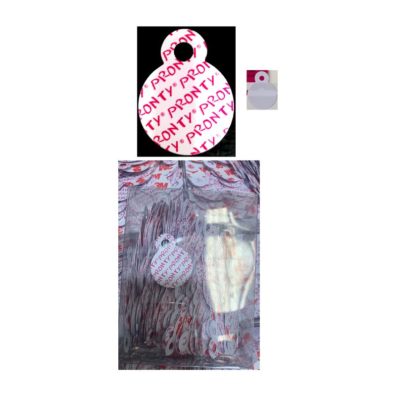 5 x SC ATTACCAGLIA AUTOADESIVA IN PVC 10 PZ*