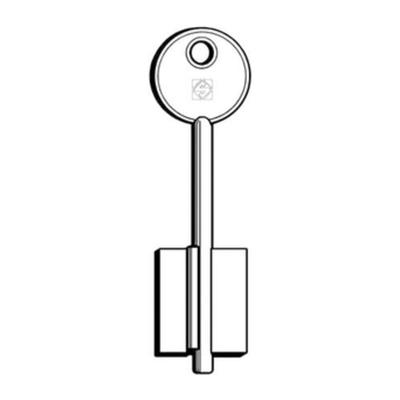 5 x SILCA 5MS3 CHIAVE DOPPIA MAPPA OTTONE