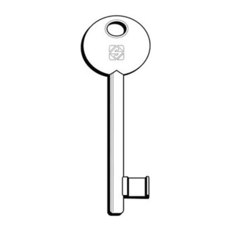 5 x SILCA 6P1S CHIAVE PATENT DISP OTTONE