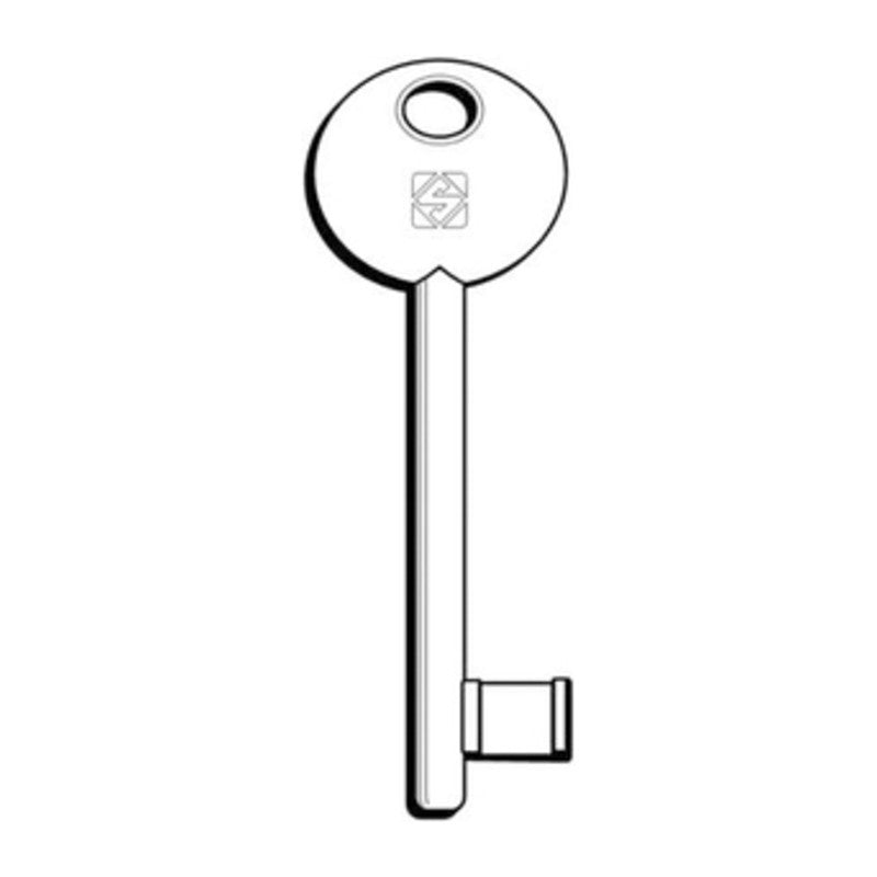 5 x SILCA 6P3S CHIAVE PATENT DISP OTTONATA