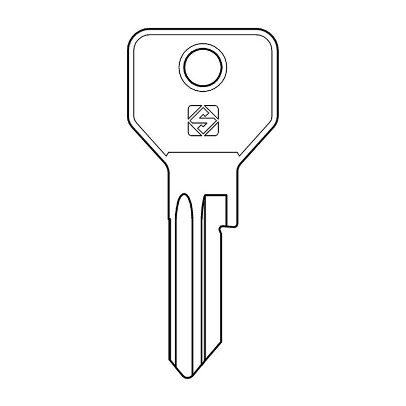 5 x SILCA CS183 CHIAVE PROFILO OTTONE