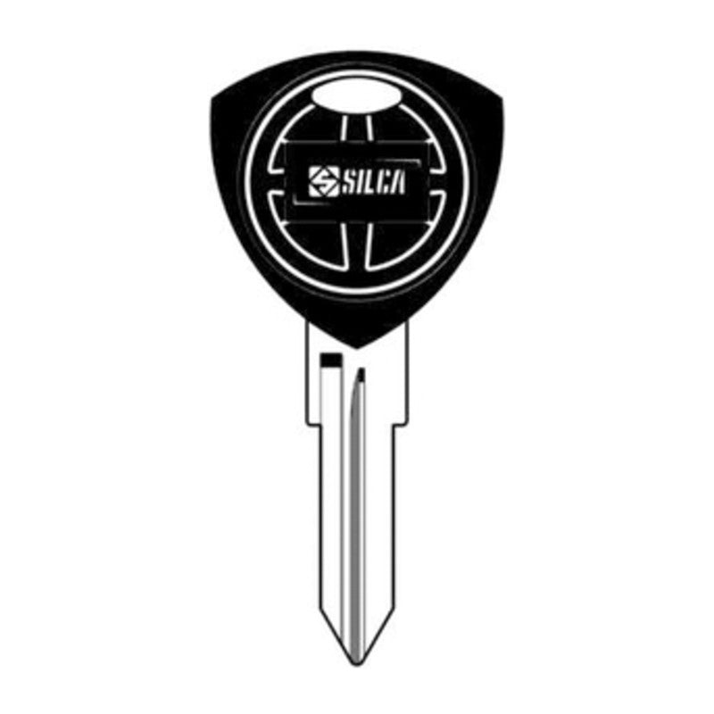 5 x SILCA GT10BP CHIAVE AUTO TESTA PLASTICA ACCIAIO
