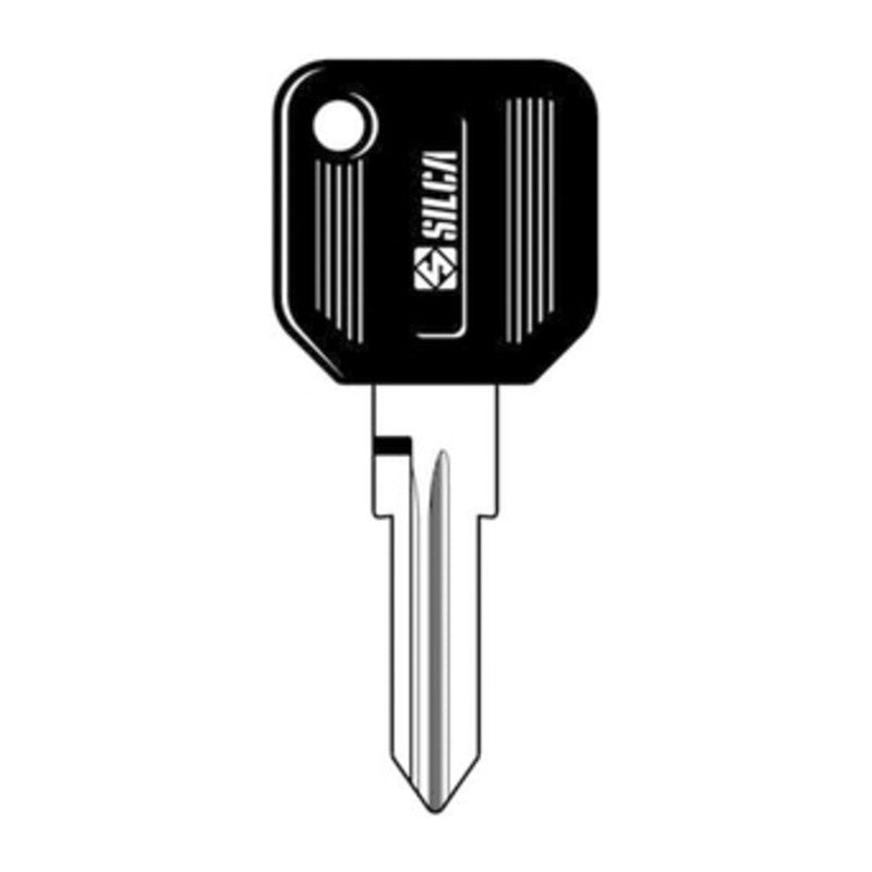 5 x SILCA GT15RAP CHIAVE AUTO TESTA PLASTICA ACCIAIO