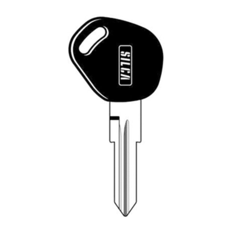 5 x SILCA GT15RBP CHIAVE AUTO TESTA PLASTICA ACCIAIO