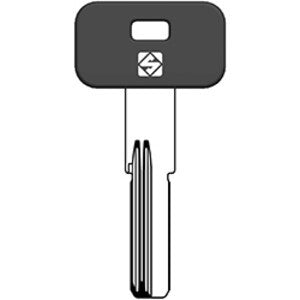 5 x SILCA IBF5RP CHIAVE PUNZONATA TESTA PLASTICA OTTONE