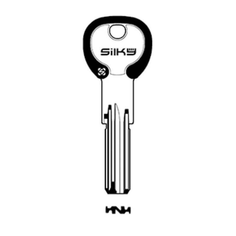 5 x SILCA IE26DZ CHIAVE PUNZONATA SILKY OTTONE