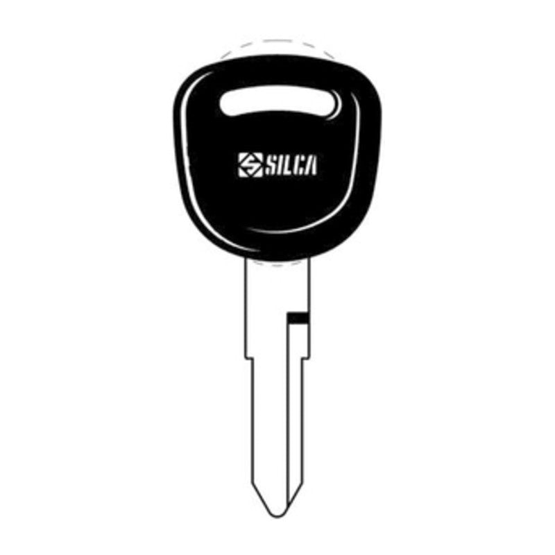 5 x SILCA KYM1P CHIAVE AUTO TESTA PLASTICA ACCIAIO
