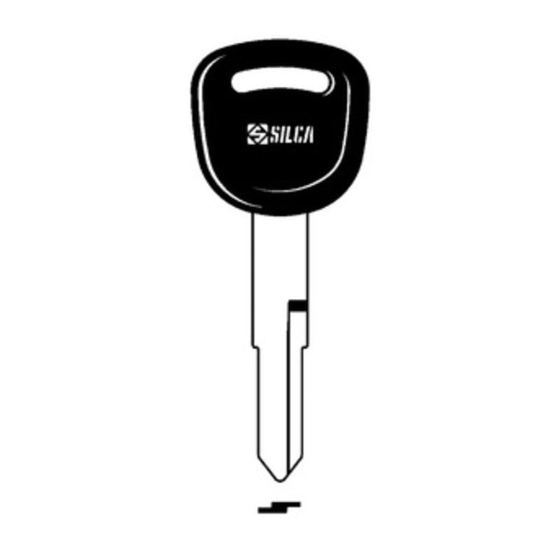 5 x SILCA KYM2P CHIAVE AUTO TESTA PLASTICA ACCIAIO