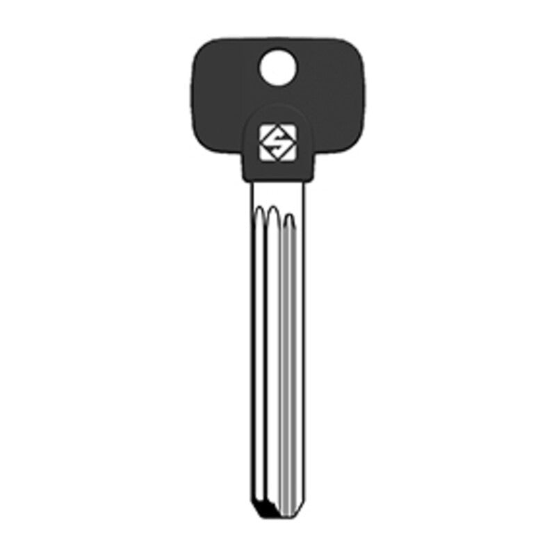 5 x SILCA MTK12RPX CHIAVE PUNZONATA NICHEL (08)