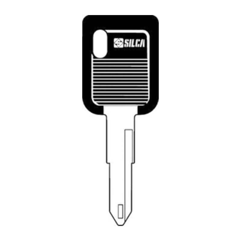 5 x SILCA NE73DP CHIAVE AUTO TESTA PLASTICA ACCIAIO