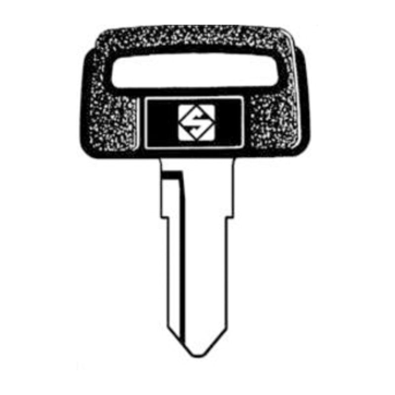 5 x SILCA SZ4RP CHIAVE AUTO TESTA PLASTICA ACCIAIO