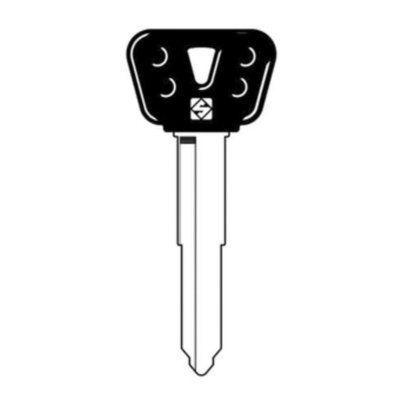 5 x SILCA YH35RBP CHIAVE AUTO TESTA PLASTICA ACCIAIO