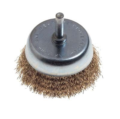 5 x SPAZZOLA ACCIAIO A TAZZA + GAMBO PG