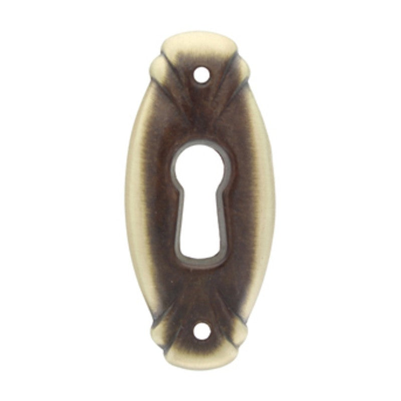 50 x BOCCHETTA OTTONE 30622 20X46 MM BRONZO SFUM