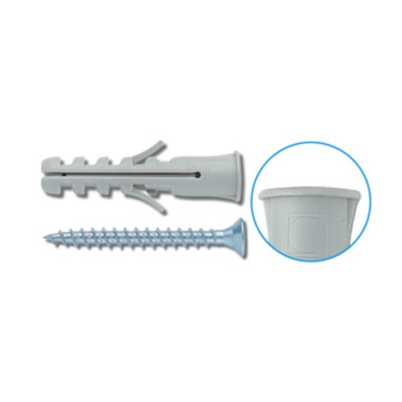 50 x ELEMATIC CONF.10 TASSELLO EB/VA C/BOR 10 MM C/VITE